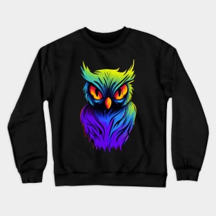 Halloween Owl Magic Spooky Crewneck Sweatshirt